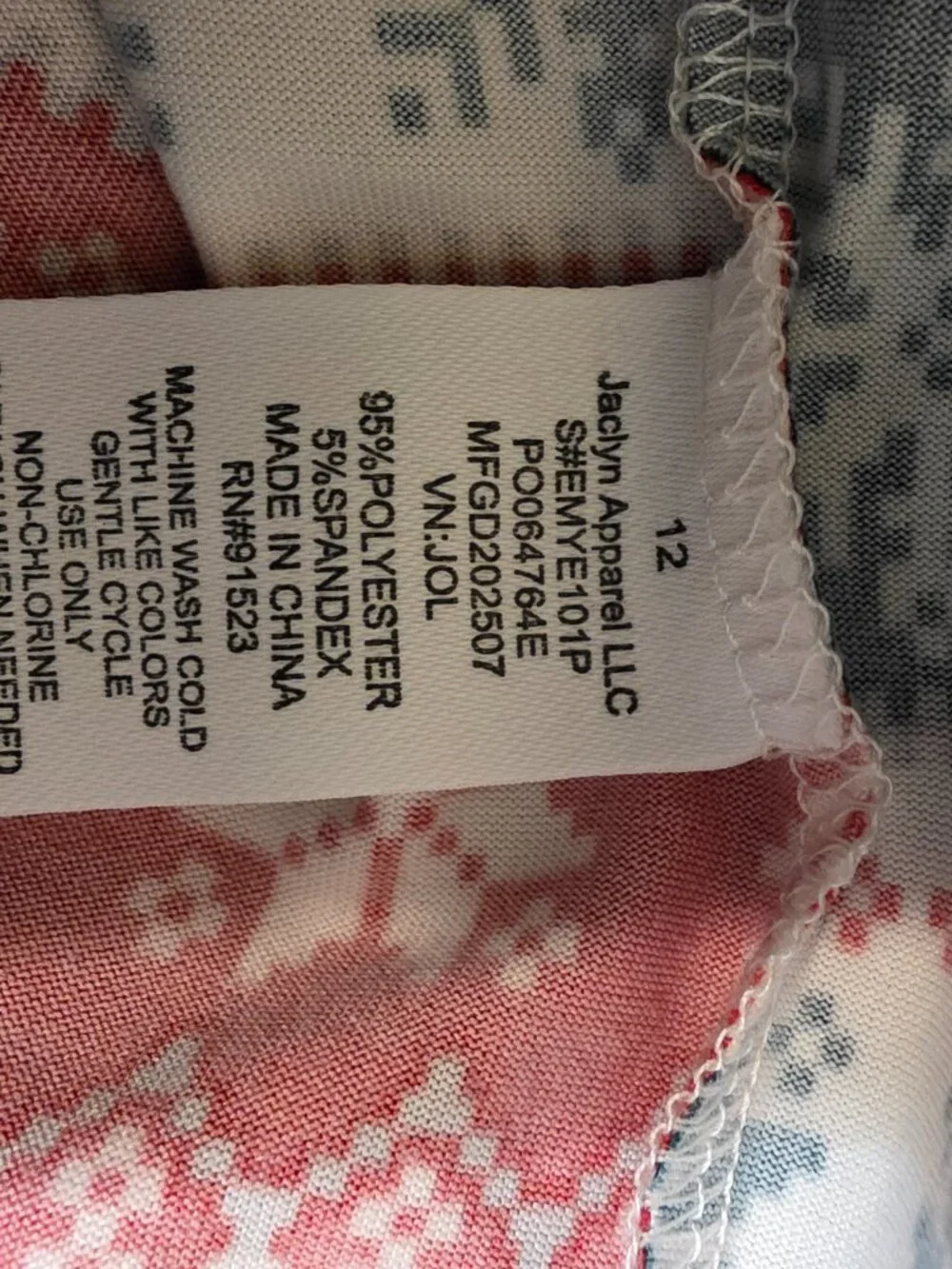 Jaclyn Girls Fair Isle Snowflake Pajama Set NWT Size 12 Christmas